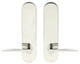 Toronto Lever, Tubular Passage, Polished Stainless Steel, 2-3/8" Backset