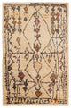 Surya Medina MED-1110 Bohemian Area Rug, Burnt Orange, 6' x 9' Rectangle