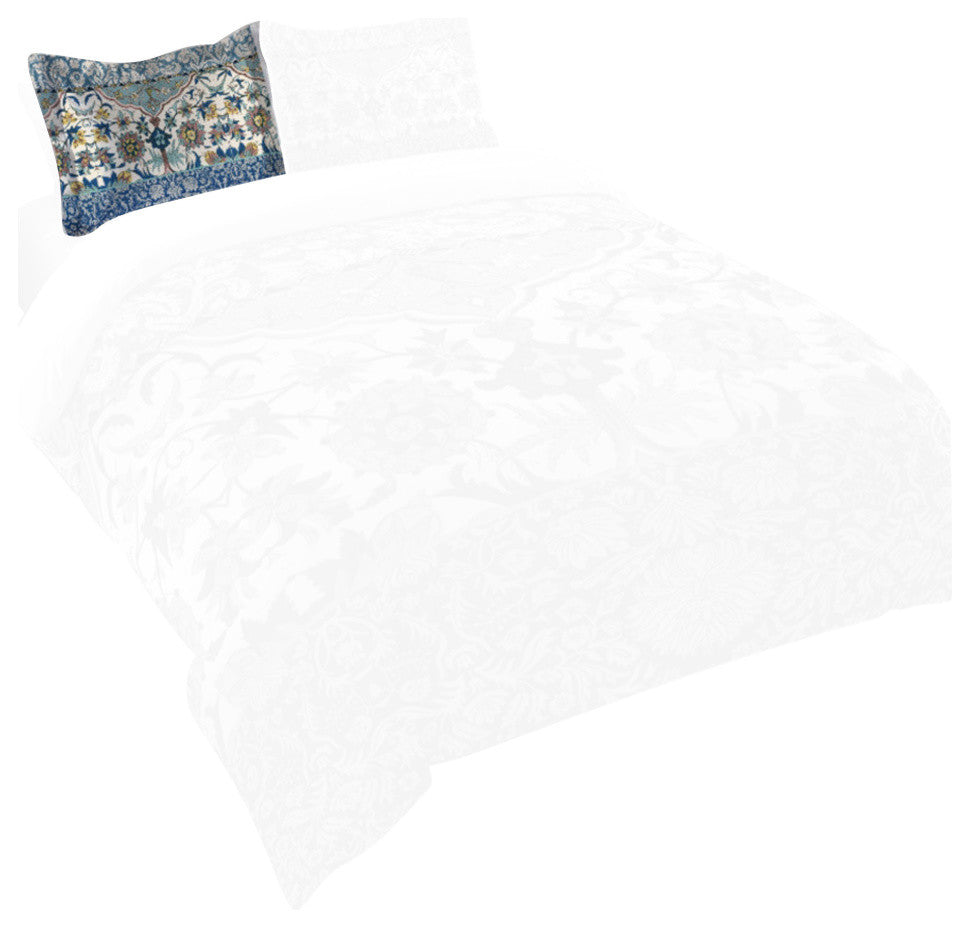 Laural Home Royal Blue Bohemian Tapestry Standard Duvet Sham