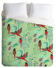 Deny Designs Pimlada Phuapradit Scarlet Minivet Duvet Cover-Lightweight