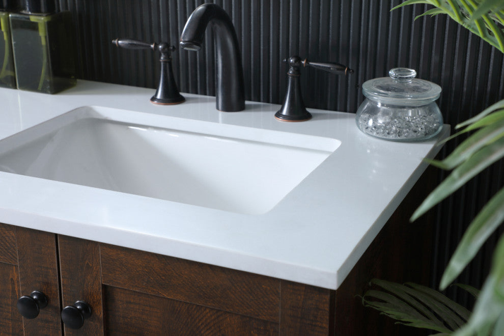 60" Double Bathroom Vanity, Expresso, 60