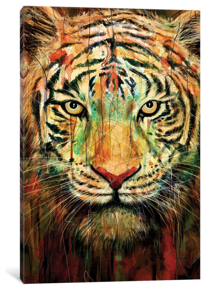 "Tiger II" by Nicebleed, 26x18x1.5