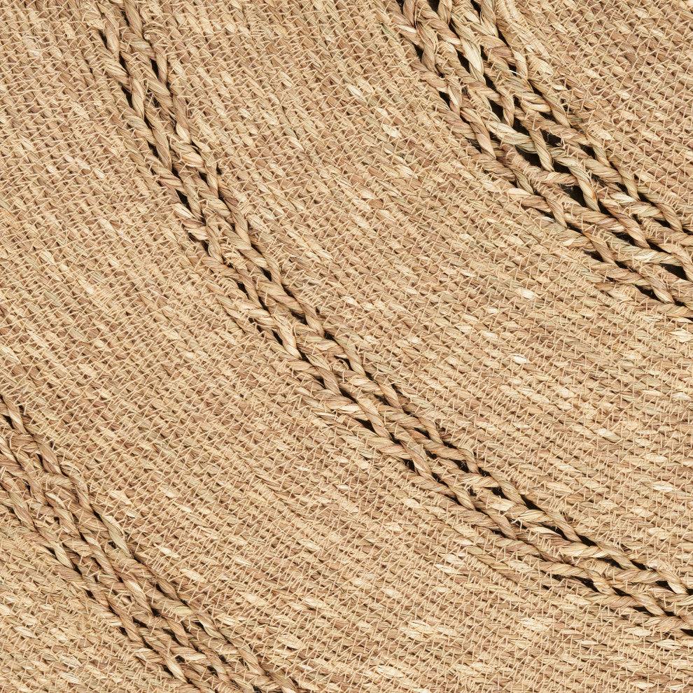 Nourison Natural Seagrass 3' x Round Natural Outdoor Rug