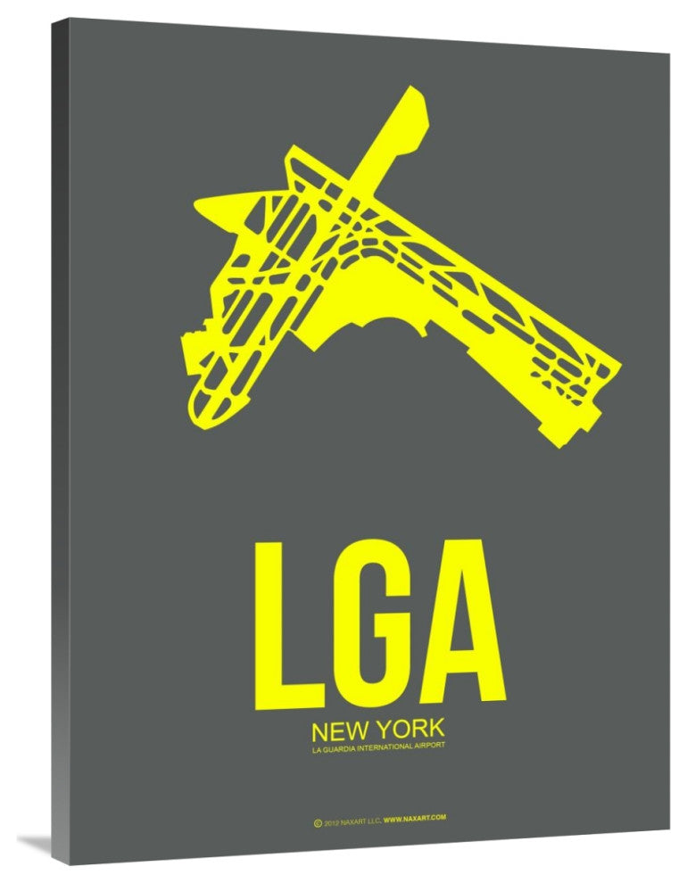 "LGA New York Poster 1" Fine Art Print