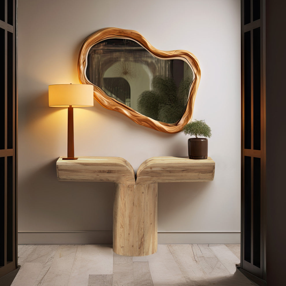 Tee Console Table, Oak