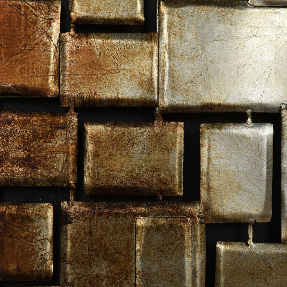 Handmade Metal Wall Art-Geometric-22" x 71"
