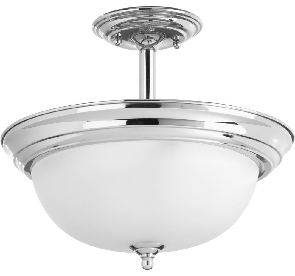 2-Light Semi-Flush Convertible Light