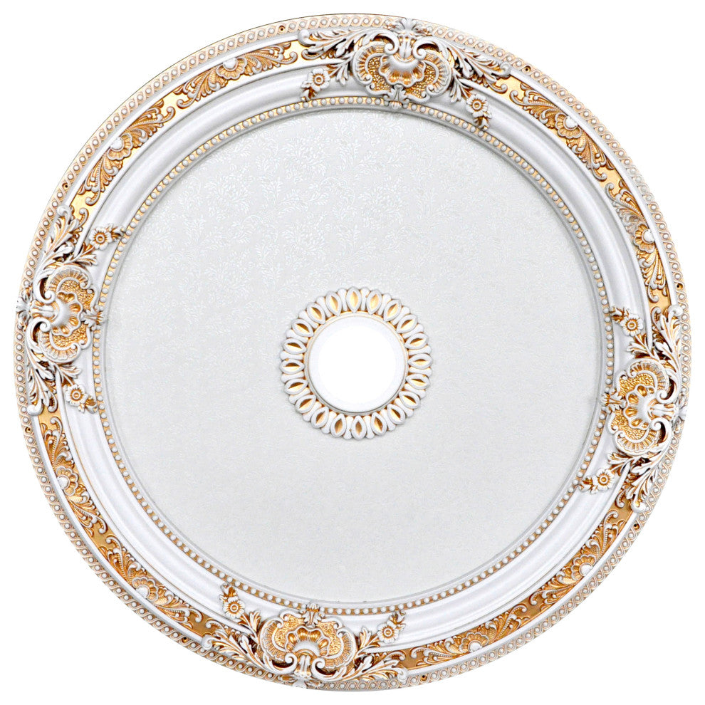 Artistry Lighting, Round 36" Antique White Ceiling Medallion (ART90-F1-201)