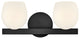 Hinkley Mae Small Two Light Vanity, Black