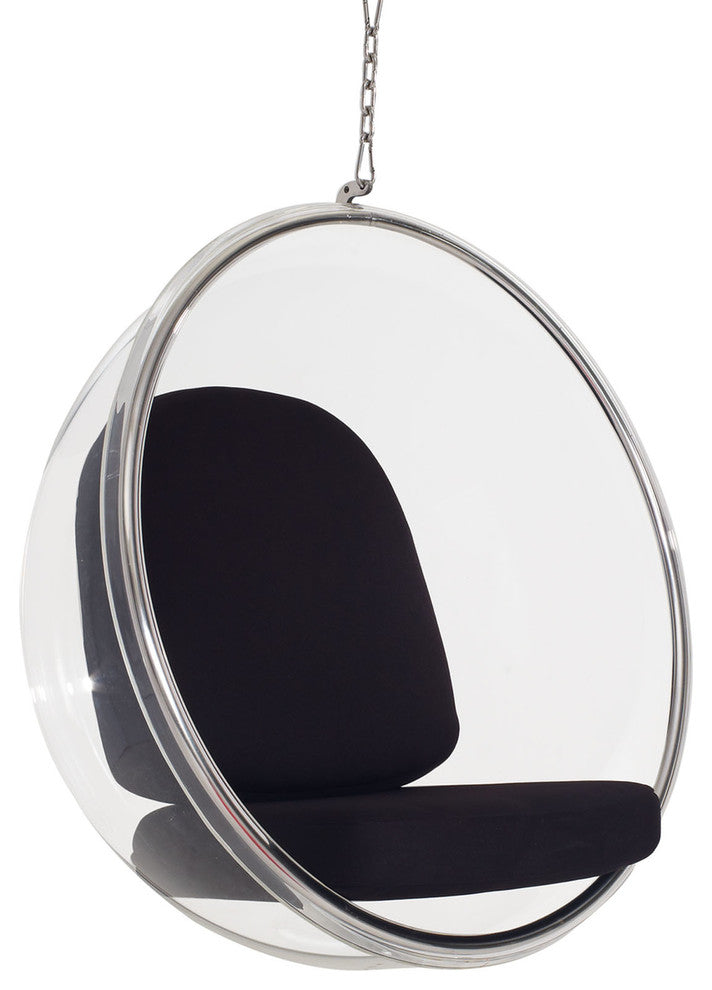 Modern Contemporary Living Room Lounge Chair Black