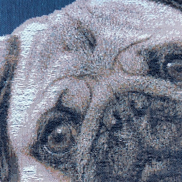 Pillow Decor - Pug 14 x 14 French Tapestry Throw Pillow With Insert