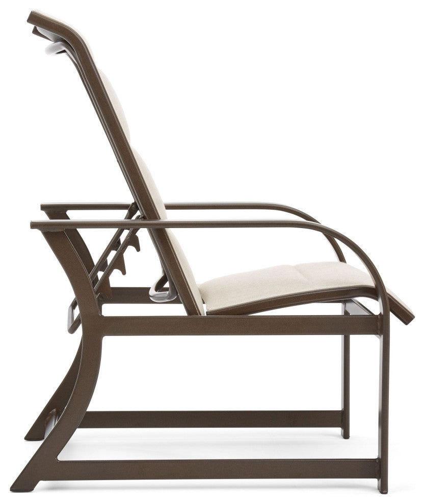 Key West Padded Sling Adjustable Lounge Chair