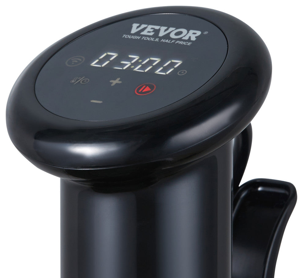 VEVOR Sous Vide Machine Cooker 1200W Timer Bluetooth Wi-Fi App Touch Control
