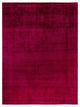 Overdyed One-of-a-Kind Hand-Knotted Area Rug Pink, 9' 3" x 11' 10"