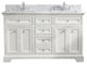 South Bay 55" Bathroom Vanity, White