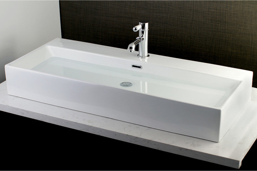 Kingston Brass Single-Handle Bathroom Faucet With Brass Pop-Up, Polished Chrome