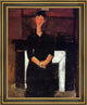 Amedeo Modigliani Woman Seated Front Fireplace