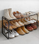 Frame Adjustable Shoe Rack, Black