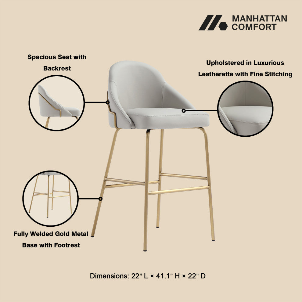 Manhattan Comfort Gracie Barstool