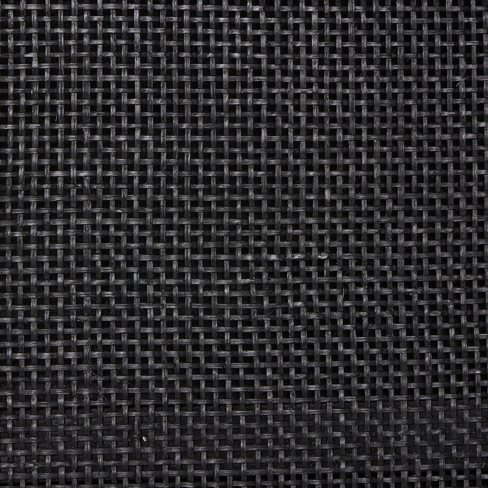 Caprice Bar Cabinet Black Natural Cane, Black Wash Mango, Gunmetal