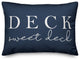 Deck Sweet Deck Outdoor Lumbar Pillow