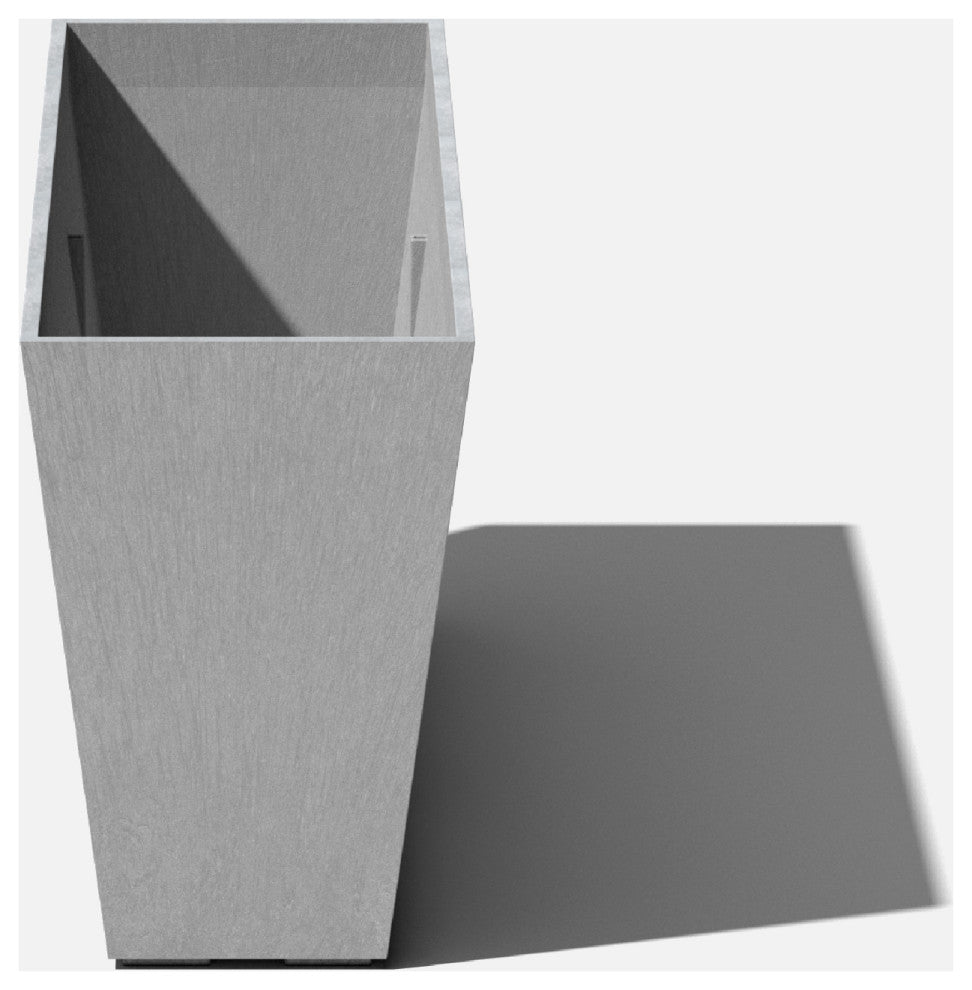 Midori Trough Planter, Grey, 31 Inch, 1 Pack
