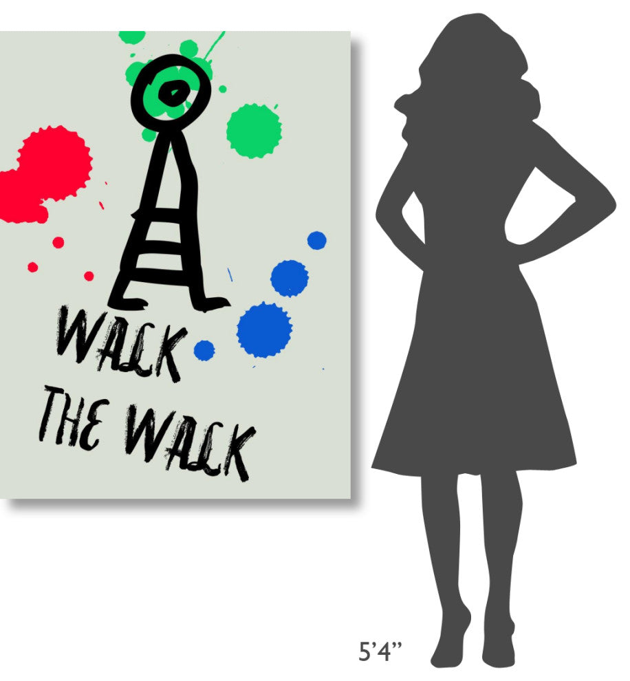"Walk The Walk Poster 1" Fine Art Print