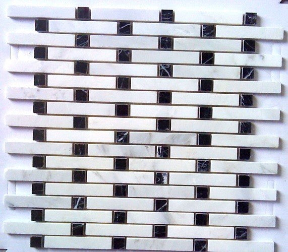 Arabescato Carrara Bullet Polished Tile, 30 Sq. ft., 12"x12"