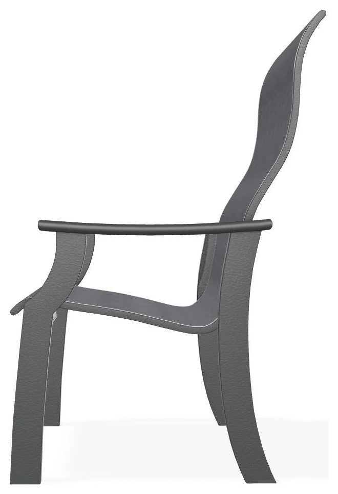 St. Catherine Sling Outdoor Armchair, Augustine Pewter/Graphite
