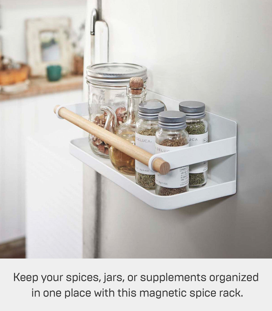 Tosca Magnetic Spice Rack, White