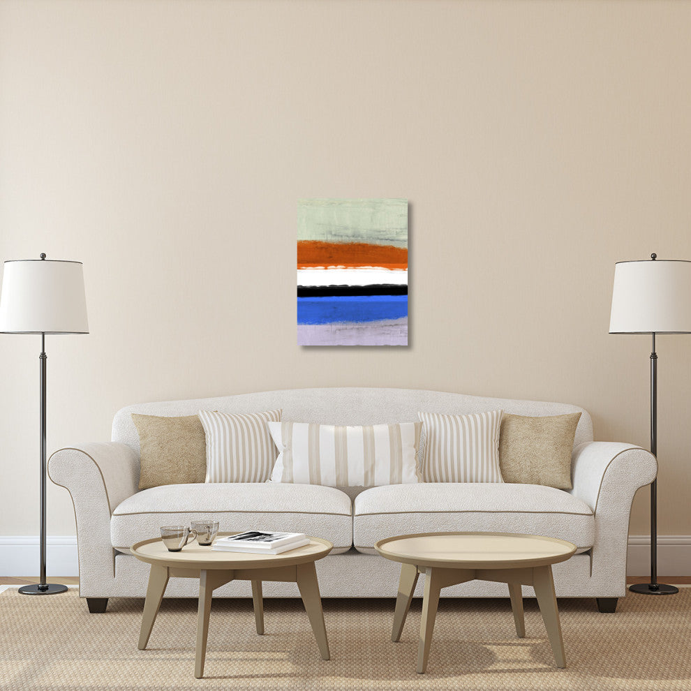 "Abstract Stripe Theme White And Black" Fine Art Print