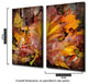 Fall Ink IV, Canvas Wall Art 2-Piece Canvas Art Set, 20"