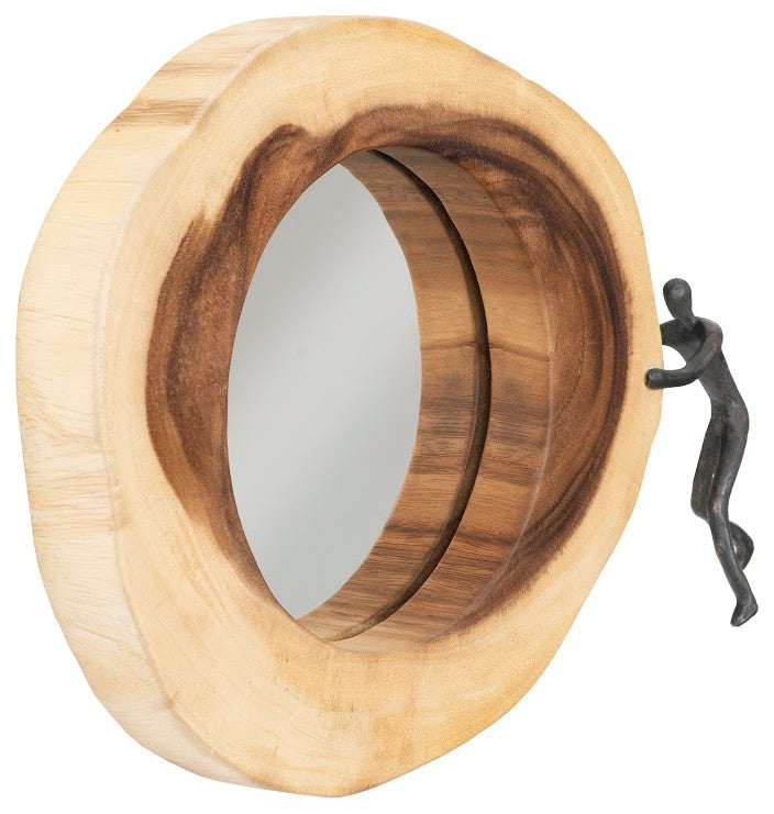 Atlas Crosscut Mirror, Small, Right Side Full Body