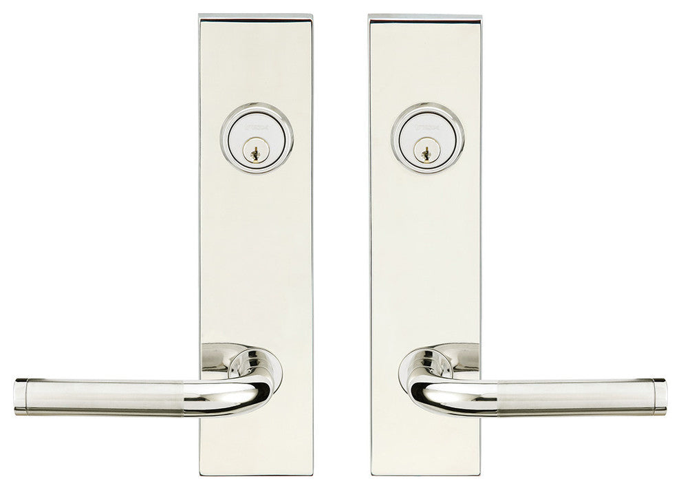 Vienna Lever Tubular Entry, Double Cylinder, 2-3/4" Backset