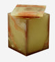 Myrtus Collection Black and Gold Marble Cannister, Green and Brown and Burgandy