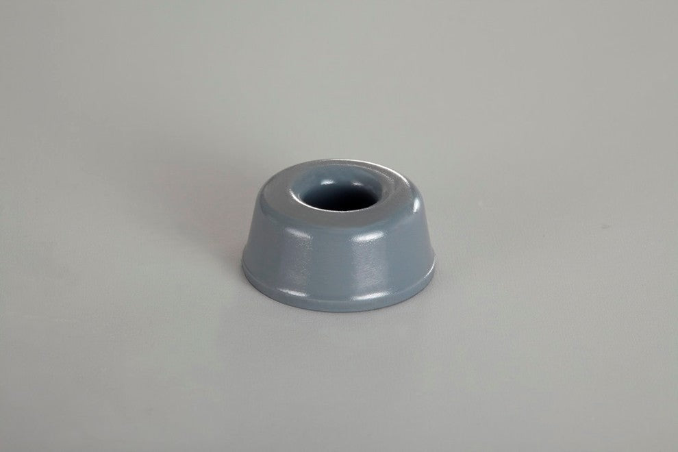 Recessed Adhesive Rubber Door Stops-BS17 .880"x.400"-72pcs, Gray