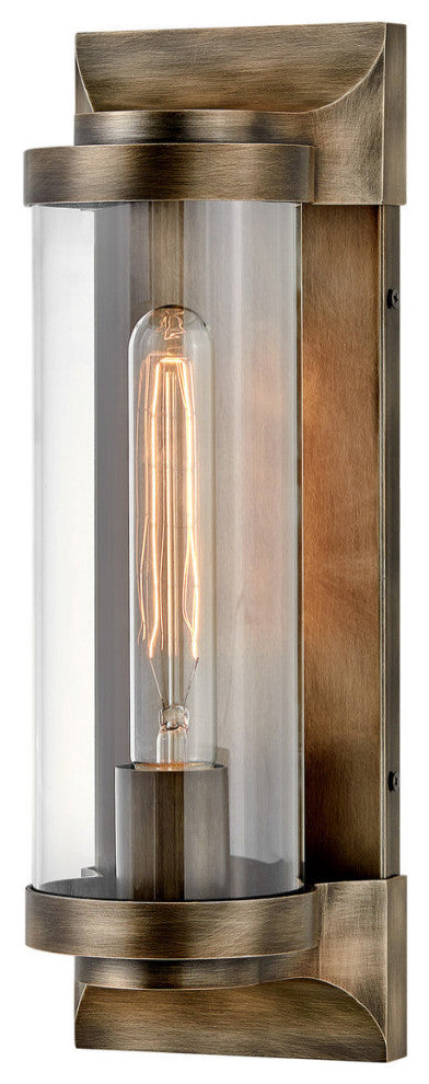 Hinkley Pearson Medium Wall Mount Lantern, Burnished Bronze