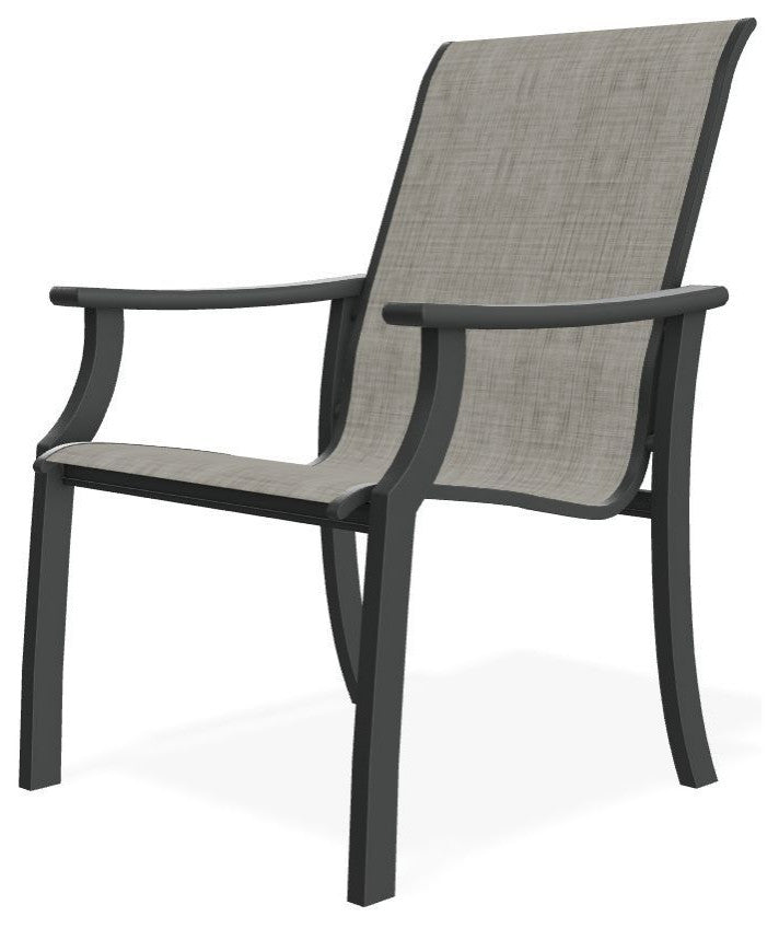 St. Catherine Sling Outdoor Armchair, Smoke/Graphite