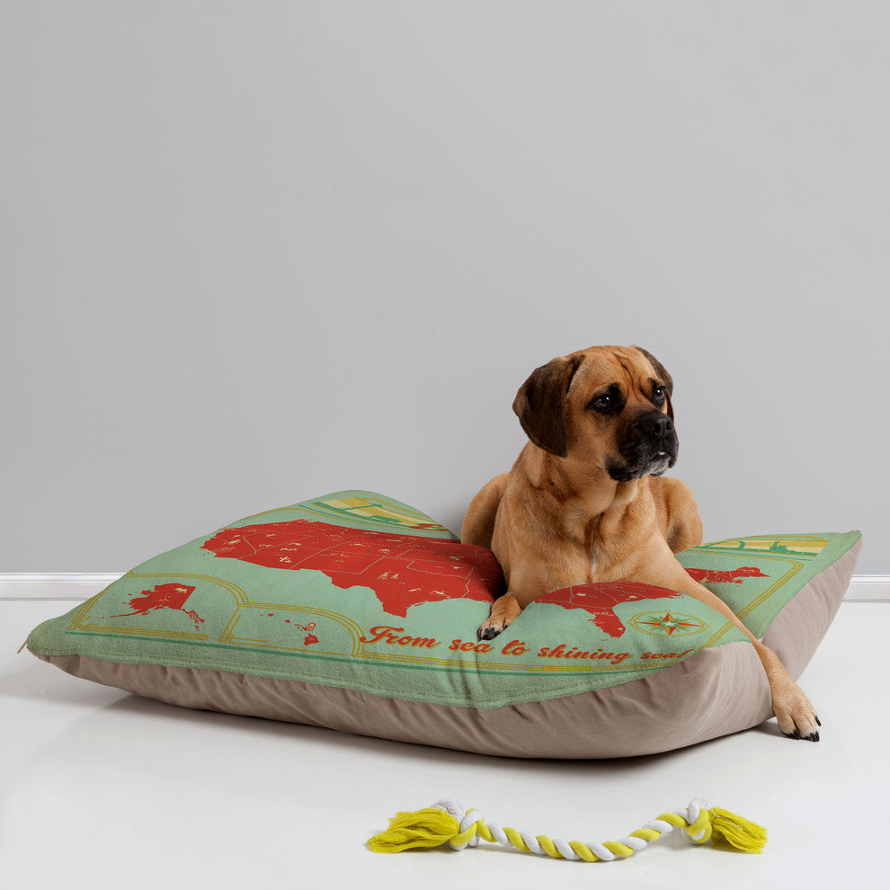 Anderson Design Group Explore America Dog Bed