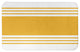 Yellow Farmhouse Stripe 34x21 Bath Mat