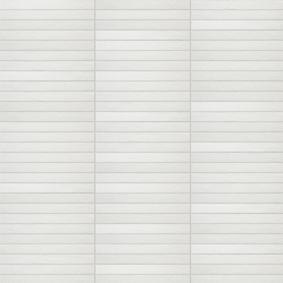 Sedona Charcoal Porcelain Floor and Wall Tile, White