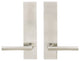 Frankfurt Lever, Tubular Privacy, Satin Stainless Steel, 2-3/8" Backset