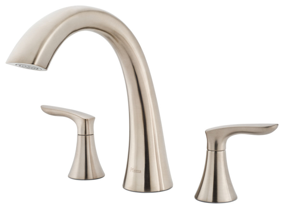 Weller 2-Handle Roman Tub Trim, Brushed Nickel