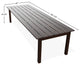 42" x 120" Rustic Extendable Outdoor Dining Table, Kona