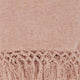 Knotted Design Chenille Throw, Blush