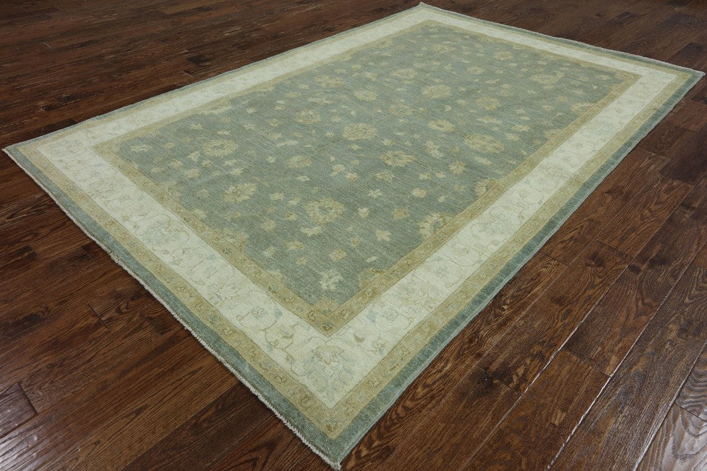 Traditional Chobi Oriental Wool Area Rug 6'x9', MC612