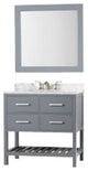 London 36" Single Sink Vanity Set, Gray