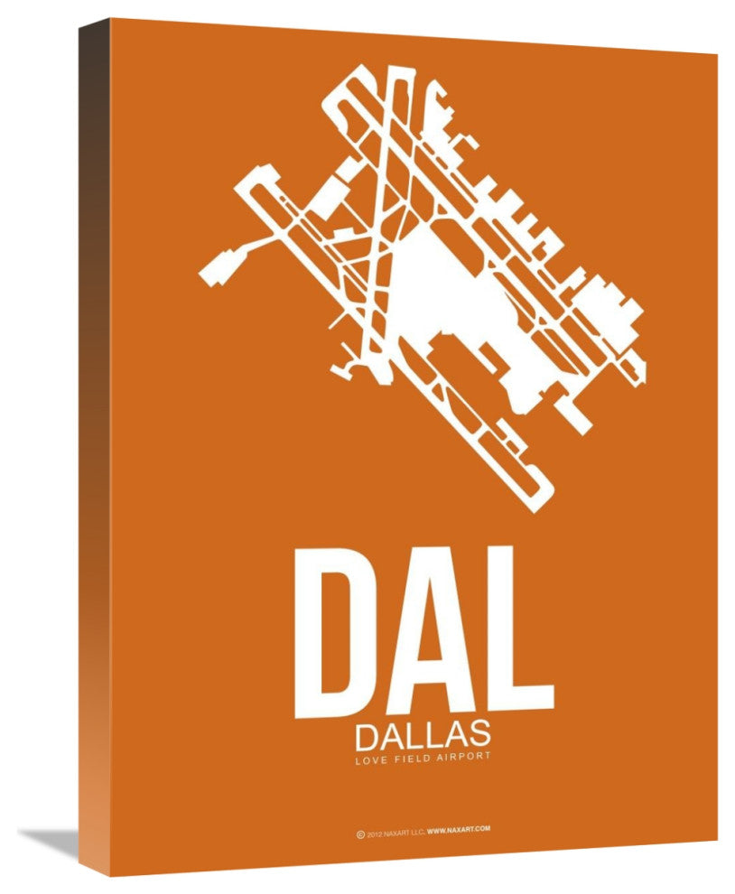 "DAL Dallas Poster 2" Fine Art Print