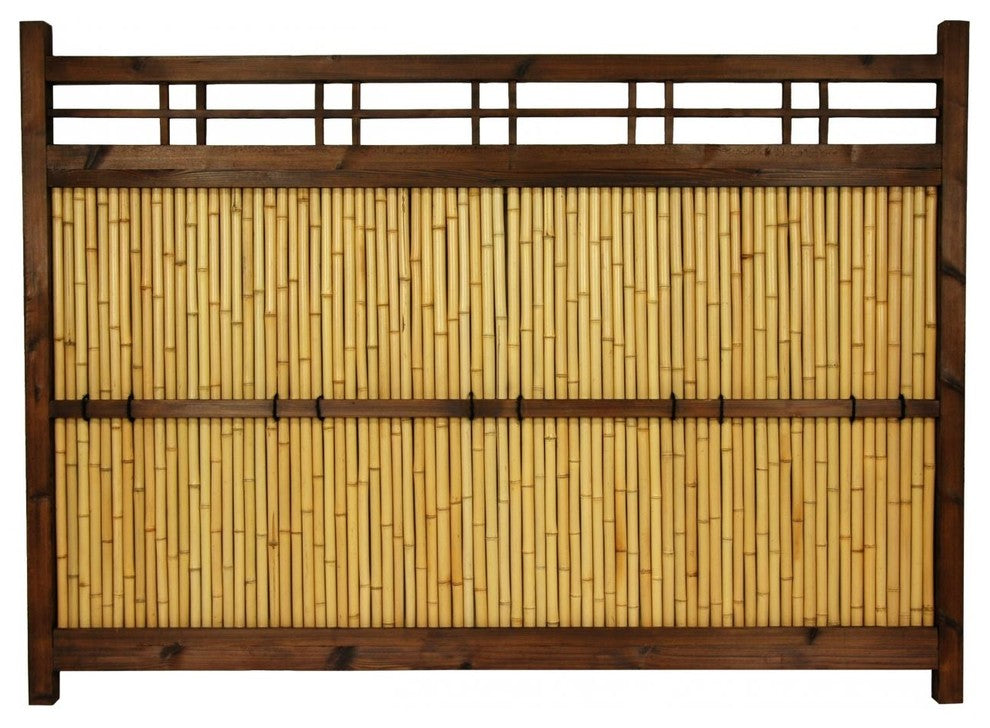 4'x5' Japanese Bamboo Kumo Fence