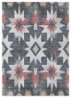 Machine Washable Indoor/Outdoor Chantille ACN1893 Black 5' x 7'6" Rug